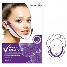 Лифтинг-маска для коррекции овала лица  Triple Fit Lifting Patch    1шт. Secret Key